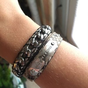 Michael Kors double wrap bracelet